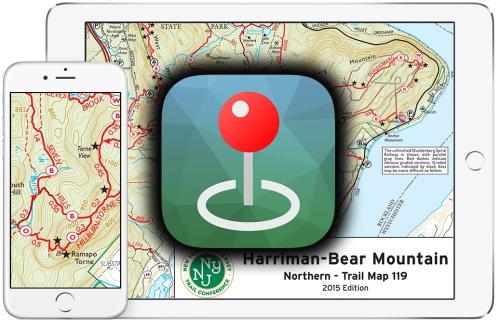 Trail Conference Maps on the Avenza Maps App