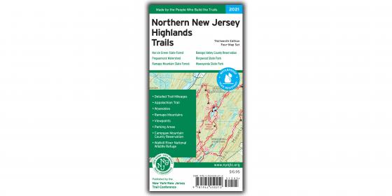 Northern New Jersey Highlands Trails Map Cover