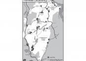 Circuit Hikes in Harriman 2nd Edition Locator Map